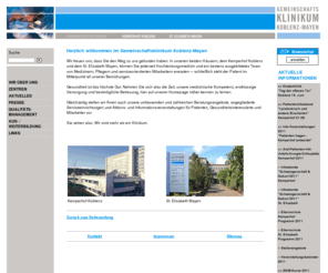 gemeinschaftsklinikum.de: Städtisches Klinikum Kemperhof Koblenz
Die offizielle Homepage der Stadt Koblenz