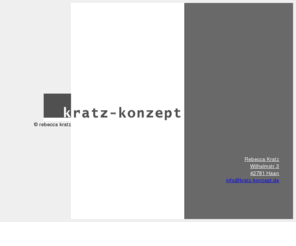 kratz-konzept.com: kratz-konzept rebecca kratz
kratz-konzept