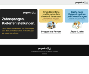 progenica.net: Kieferorthopädie & Kieferchirurgie - Infos über Zahnspangen & Kieferfehlstellungen.
