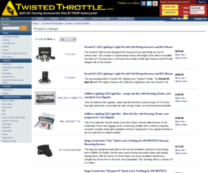 vstromers.com: TwistedThrottle.com :  ...by What Fits My Bike - Suzuki - V-Strom DL650 -
AdMore Lighting LED Light Bar - Large Lite Bar with Running, Brake, and standard Turn Signals AdMore Lighting LED Light Bar - Mini Lite Bar with Running, Brake, and progressive Turn Signals Bags-Connection 