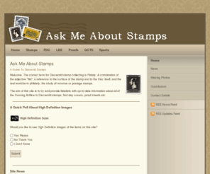 askmeaboutstamps.co.uk: Ask Me About Stamps
Ask Me About Stamps is a guide to Discworld stamps. A valuable source of information for all flatalists collecting Discworld stamps. Your uptodate guide to all the new Discworld stamps.