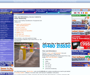 attendance-clock.com: Home - Tensor PLC.
Tensor manufacture and supply biometric and smart card time and attendance, access control and visitor monitoring systems and software.