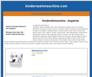 kindernaehmaschine.com: Kindernähmaschine - kindernaehmaschine.com
