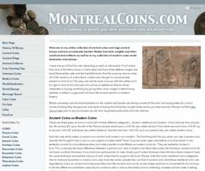 montrealcoins.com: Montreal Coins - montrealcoins.com - ancient coins and banknotes
