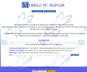 mpcr.co.uk: MOBILE PC REPAIR ...TEL:-07770773593... WWW.MPCR.CO.UK
Welcome to the home of Mobile PC Repair