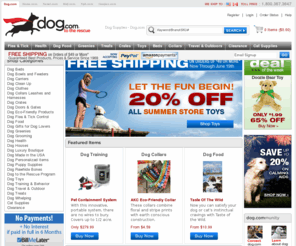 pawappeal.com: Dog Supplies, Dog Food, Dog Beds, Toys and Treats - Dog.com
Dog supplies from dog.com includes a huge variety of dog supplies & products at wholesale discounted prices. Dog.com satisfies your dog supplies & dog information needs. 1