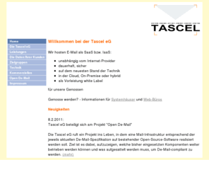 tascel.net: Tascel eG
Herzlich willkommen bei Tascel e.G.