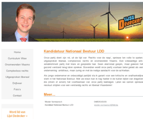 woutervermeersch.be: Wouter Vermeersch - 4de plaats Vlaams Parlement
Website van Wouter Vermeersch