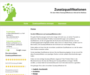 zusatzqualifikationen.info: Zusatzqualifikationen
