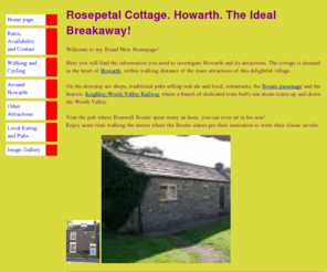 crossley.biz: Rosepetal Cottage - Picturesque Howarth
Barbaras Cottage, Self catering holiday cottage Howarth Yorkshire. 