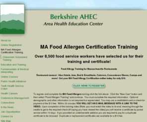 Mafoodallergytrainings org: MA Food Allergen Certification Training