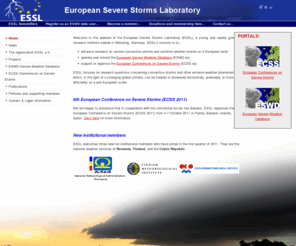 essl.org: European Severe Storms Laboratory
European Severe Storms Laboratory e.V.