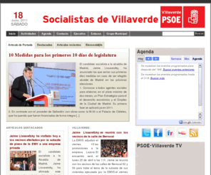 psoevillaverde.org: Socialistas de Villaverde / PSOE-Villaverde
Página web del PSOE de Villaverde. Socialistas de Villaverde. Distrito de la Ciudad de Madrid