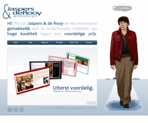 jaspersderooy.nl: Home | Jaspers & de Rooy Webdesign | Gemakkelijk & Voordelig
Jaspers & de Rooy Webdesign | Gemakkelijk & Voordelig