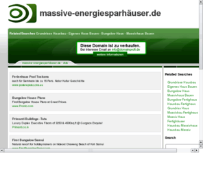 xn--massive-energiesparhuser-9bc.de: PRO MASSIVHAUS®: Energiesparhäuser
Massivhäuser mit alternativen Energiekonzepten: von massiven Niedrigenergiehäusern bis zu massiven Passivhäusern. Eine Beschreibung der wesentlichen Merkmale und Unterschiede. PRO MASSIVHAUS