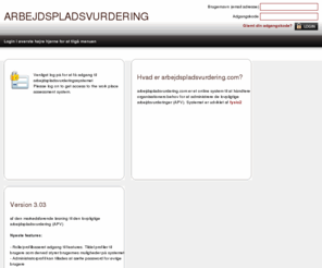 arbejdspladsvurdering.com: arbejdspladsvurdering.com - Arbejdspladsvurdering og arbejdsmiljø - fysio2
