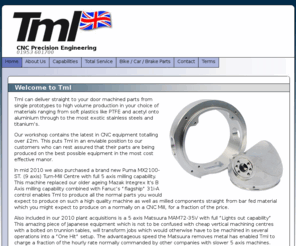 r-martincnc.com: Tml Precision Engineering - Capabilities
Tml offer expert CNC machining for a variety of materials