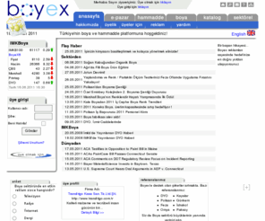 boyex.biz: Boyex - Boya Exchange | Türkiyenin En Kapsamlı Boya Portalı - Leading Turkish Paint Portal
Boyex (Boya Exchange) Türk Boya sektöründe isletmeler arasi (B2B) e-ticaret yapip, sektör hakkinda bilgi alabileceginiz, Türkiye'nin ilk ve en kapsamli Boya Portalidir. Sektördeki firmalara ulasabilir ve sirketinizi en etkili sekilde tanitabilirsiniz.