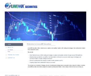 livevolsecurities.com: Stock Options Analysis & Options Trading Tools
Options analysis software: Real-time options and equity quotes, trades, calculations. Scan the market for trading opportunities.