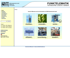 ntbb.de: NTBB Systemtechnik GmbH - Home
Deutsche Description - zu ändern in den Spracheinstellungen