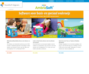 ambrasoft.nl: AmbraSoft
AmbraSoft is de grootste leverancier van educatieve software in het basisonderwijs en speciaal onderwijs. Bekijk ons aanbod voor de basisschool op onze website!