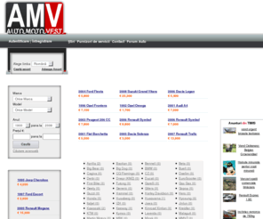 automotovest.ro: Auto Moto Vest -  vanzari auto, masini second hand si anunturi auto
AutoMotoVest este un site de anunturi auto, unde puteti gasii masini de vanzare, noi, cat si second hand