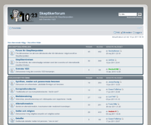 skeptikerforum.se: Skeptikerforum • Index
