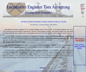 crossingsafely.com: Crossing Safely
 
Tom Armstrong has had enough of crashing into vehicles at level railway crossings. He has put 