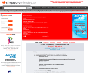 singaporeonlinestore.com: Singapore online store | e-commerce directories | online store directory | eshopping online shopping listing | ecommerce free posting
Singapore ecommerce directory allowed to free lising and posting the singapore ecommerce website or portal.