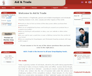 aidandtrade.com: Aid & Trade Dropshippers Directory UK USA Dropshipping Drop ship List & Guide
Aid and Trade - Worldwide Dropshipping Directory. A single Directory with thousands of legitimate and authentic dropshippers and wholesale drop shipping sources and suppliers. One stop shop for all you dropshipping needs.