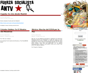 fuerzasocialistaantv.org: Fuerza Socialista ANTV
Fuerza Socialista ANTV