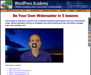 manifesting.net: WordPress Academy: Web design & internet marketing training for small business and entrepreneurs
WordPress web design and internet marketing training. Free ebook and video!