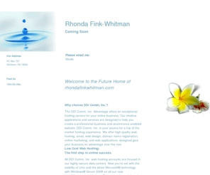 rhondafinkwhitman.com: Rhonda Fink-Whitman
Rhonda Fink-Whitman