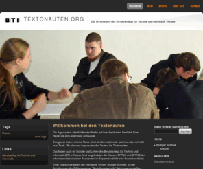 textonauten.org: textonauten.org | Die Textonauten des Berufskollegs für Technik und Informatik - Neuss
Webseite der Textonauten des Berufskollegs für Technik und Informatik Neuss Hammfeld.