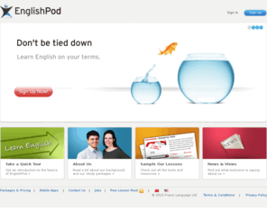 englishpod.com: Learn English » EnglishPod
EnglishPod is a convenient way to learn English that combines audio lessons, web & mobile study tools and integrated, live speaking practice with teachers.