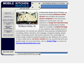 mobilekitchens.com: Nationwide Mobile Kitchens
At Nationwide Mobile Kitchens, we specialize in designing and manufacturing mobile kitchens and complete self-contained kitchen complexes for the food service industry or anyone in need of a temporary kitchen..