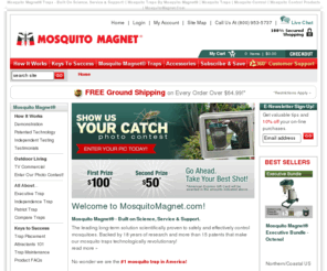 mosquitosolution.net: Mosquito Magnet® Traps - Built on Science, Service & Support! | MosquitoMagnet.com
Backed by 18 years of research and more than 15 patents, Mosquito Magnet® traps are technologically revolutionary! The long-term mosquito control solution scientifically proven to safely and effectively control mosquitoes
