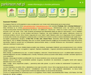 parkinson.net.pl: Choroba Parkinsona - Parkinson.net.pl - Serwis Poswiecony chorobie parkinsona
Serwis Poswiecony chorobie parkinsona,Choroba Parkinsona