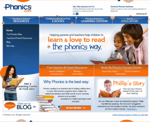 phonics.com: Phonics Reading | Phonics Learning
Phonics.com provides resources and information to help parents and teachers help children to learn and love to read the Phonics way.