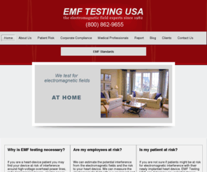 emftesting.net: EMF Testing Services
EMF Testing Services: We test for electromagnetic fields, at home and at work, and especially for heart device patients.