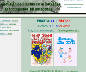 errotxapea.net: Comision de Fiestas de la Rotxapea-Errotxapeako Jai Batzordea
