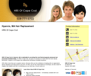 hrsofcapecod.net: Hair Replacement Hyannis, MA - HRS Of Cape Cod
HRS Of Cape Cod provides Hair Replacement services to Hyannis, MA. Call 508-771-3702 for more information.