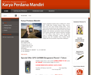 karyatehnik.net: GPS Garmin, Magellan, Total Station, Theodolite, Rubber Boat | Home | Karya Perdana Mandiri | Karyatehnik.net
Karya Perdana Mandiri - Distributor Alat Survey dan GPS, Total Station, Theodolite, Rubber Boat