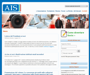 ais-sociologia.it: Home Page - Associazione Italiana di sociologia
Associazione Italiana di Sociologia