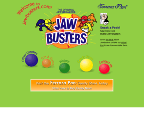 jawbreakers.com: JAWBUSTERS CANDY
A single grain of sugar is the beginning of a Jawbuster. It takes 14 to 19 days to make one Jawbuster, The Original Jawbreaker.