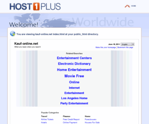 kauf-online.net: Welcome to Your Web Hosting Account Provided by Host1Plus.com!
Manage your web hosting account with easy access to Host1Plus.com server control panel.