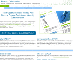 promisewalk.net: SWEET Online Fundraising Websites
SWEET online fundraising software is ideal for walks, walkathons, bike rides, bikeathons, other a-thons and viral fundraising campaigns. SWEET Online Fundraising Websites