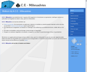 certificering.net: Welkom bij A.C.E - Milieuadvies | A.C.E. Milieuadvies
Welkom bij A.C.E - Milieuadvies