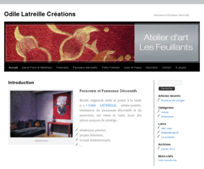 olatreillecreations.com: Odile Latreille Créations | Paravents et Panneaux Décoratifs
