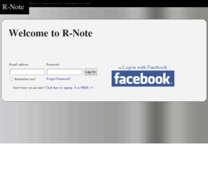 r-note.net: Welcome to R-Note
Note keeping and sharing service. 